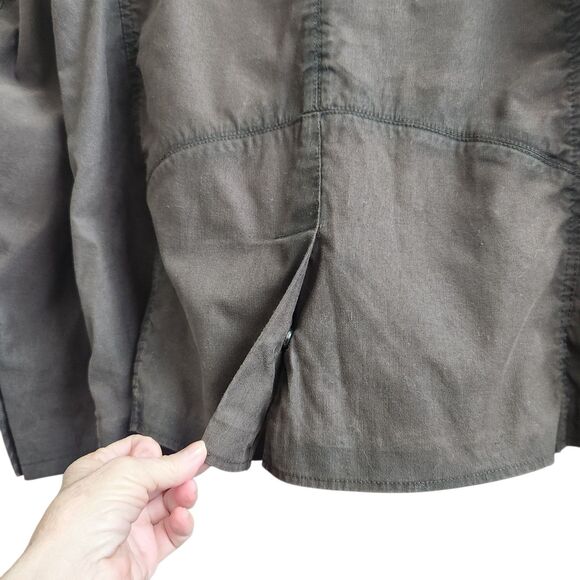 Rogue State Mens NWOT Brown Military/Utility Jacket-Cotton-Seam Details-Rugged L - Picture 14 of 15